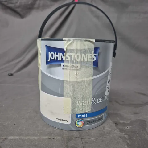 JOHNSTONE'S WALL & CEILING PAINT – MATT IVORY SPRAY (IVORY)