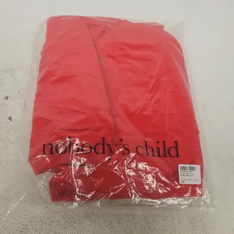 NOBODY'S CHILD BRIELLA MIDI DRESS – RED, UK 10