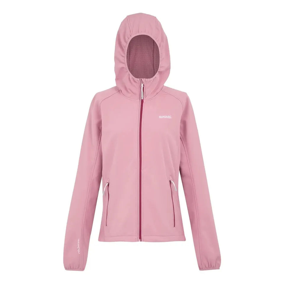 BRAND NEW REGATTA WOMENS AREC III SOFTSHELL JACKET IN LILAS SIZE 10