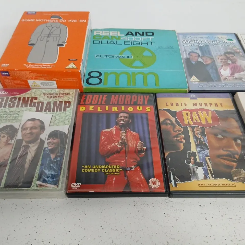 MULTI MEDIA BOX SET COLLECTION – THE CROWN S3, RISING DAMP, EDDIE MURPHY DELIRIOUS & RAW, THE CHILLOUT BOX & MORE