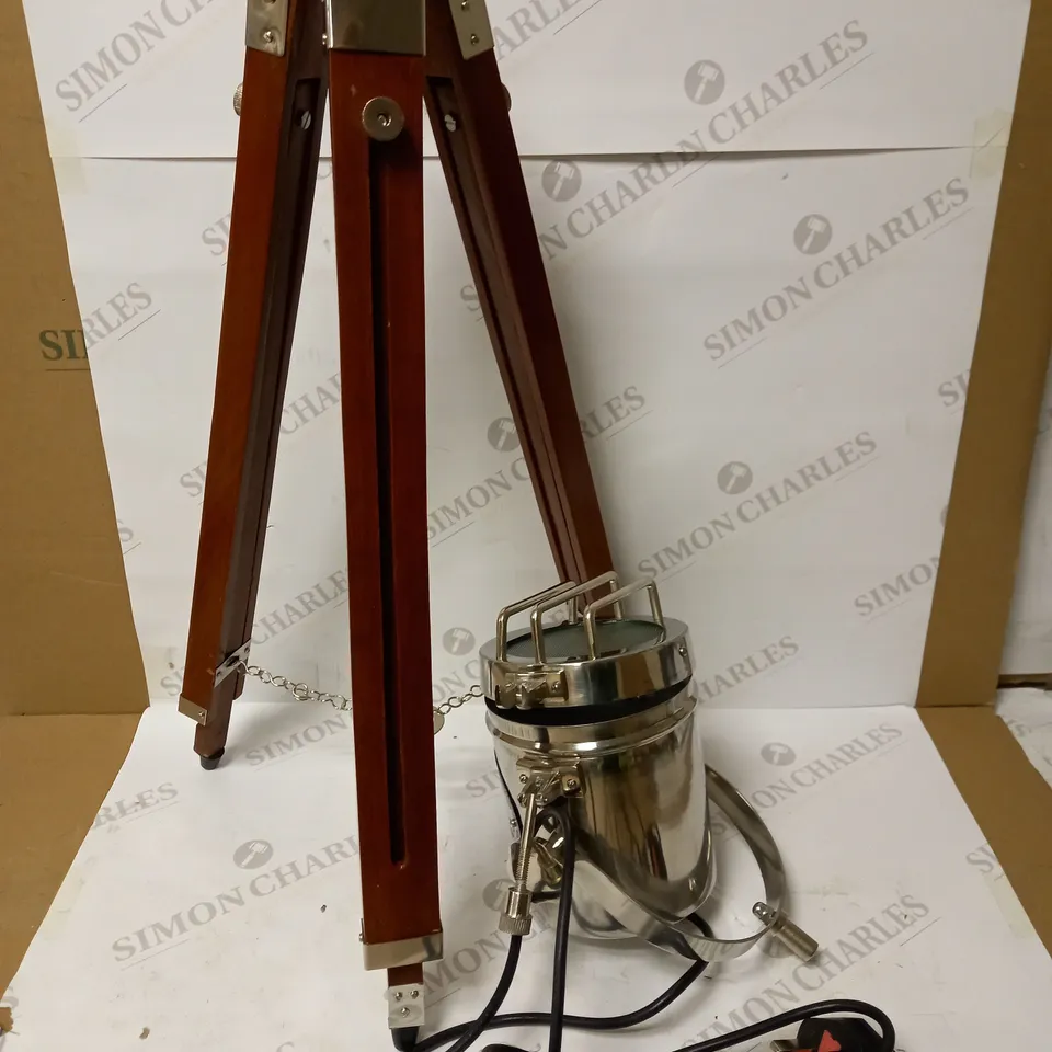 FLOOR LAMP HOME DECOR VINTAGE DESIGN TRIPOD LAMP SEARCHLIGHT SPOTLIGHT THEATER LIGHT