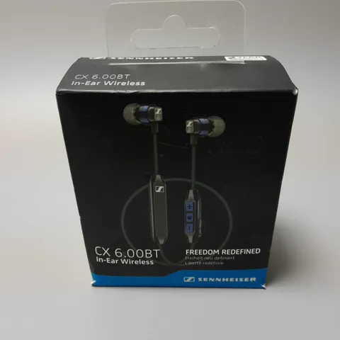 BOXED SENNHEISER CX 6.00BT IN-EAR WIRELESS HEADPHONES