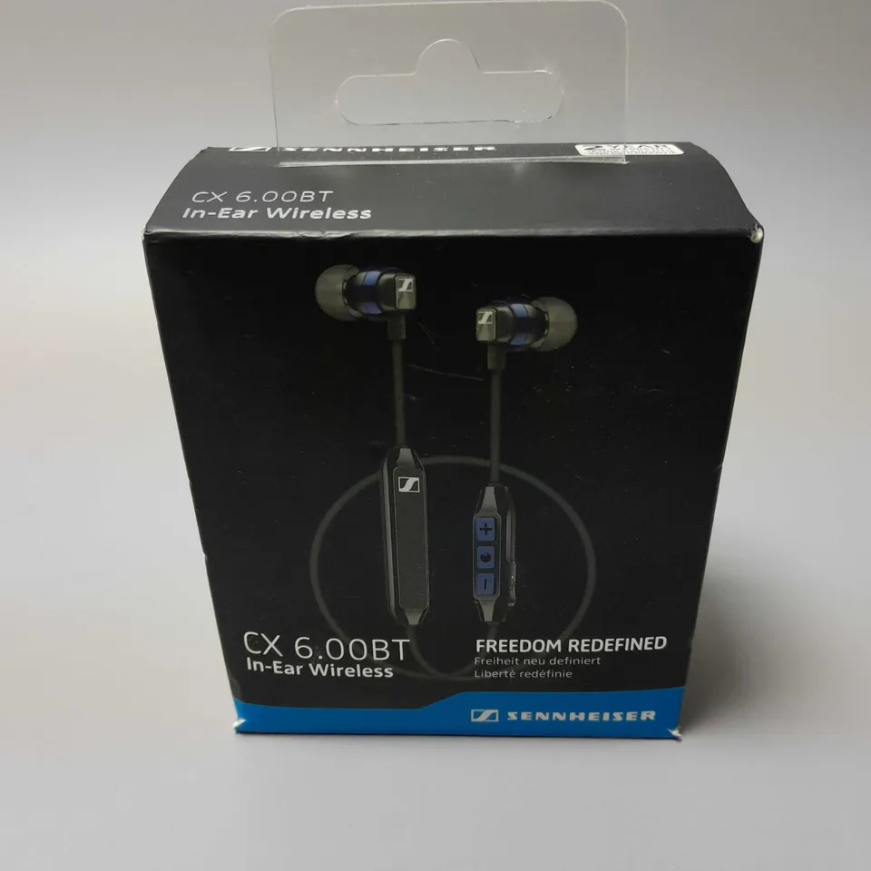 BOXED SENNHEISER CX 6.00BT IN-EAR WIRELESS HEADPHONES