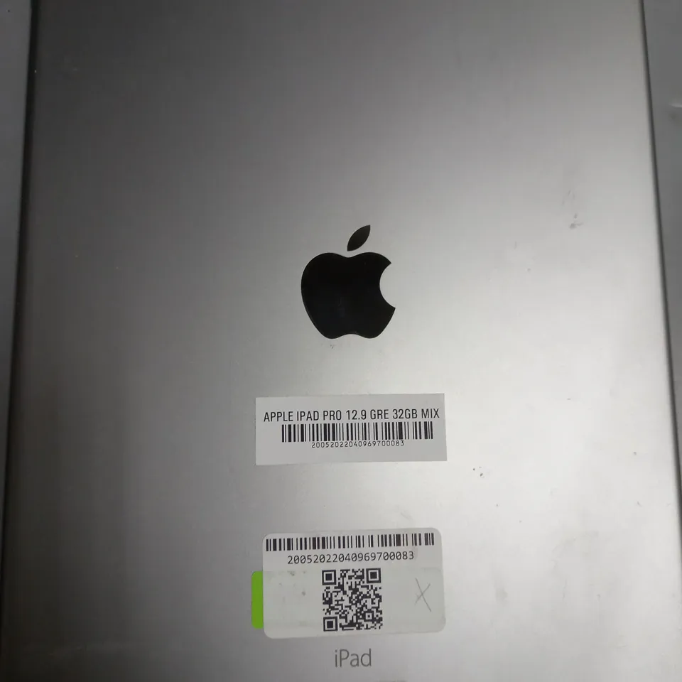 UNBOXED APPLE IPAD PRO 12.9" GREY 32GB