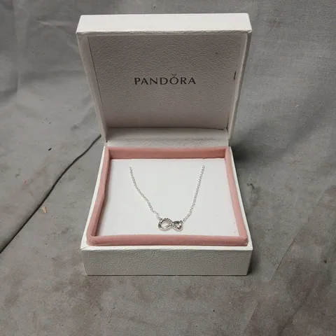 BOXED PANDORA WOMENS INFINTY SYMBOL NECKLACE
