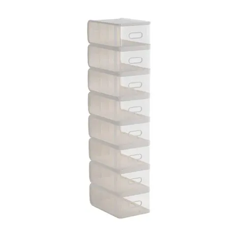 BOXED 8 PAIR SHOE STORAGE (1 BOX)