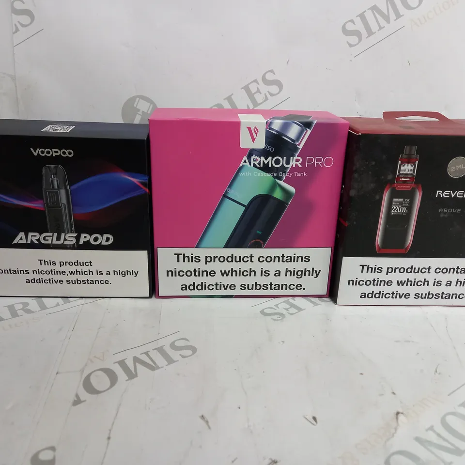 ASSORTED 40 E-CIGARATTES TO INCLUDE INNOKIN ENDURA T1811, GEEKVAPE B60, AND GEEKVAPE 1FC ETC.