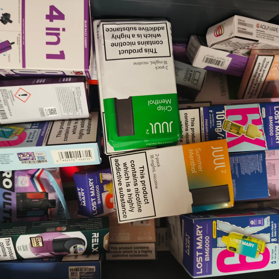 APPROXIAMTELY 20 ASSORTED VAPING PRODUCTS - COLLECTION ONLY