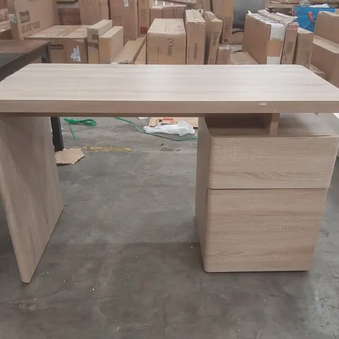 DESIGNER WOODEN DESK WITH STORAGE