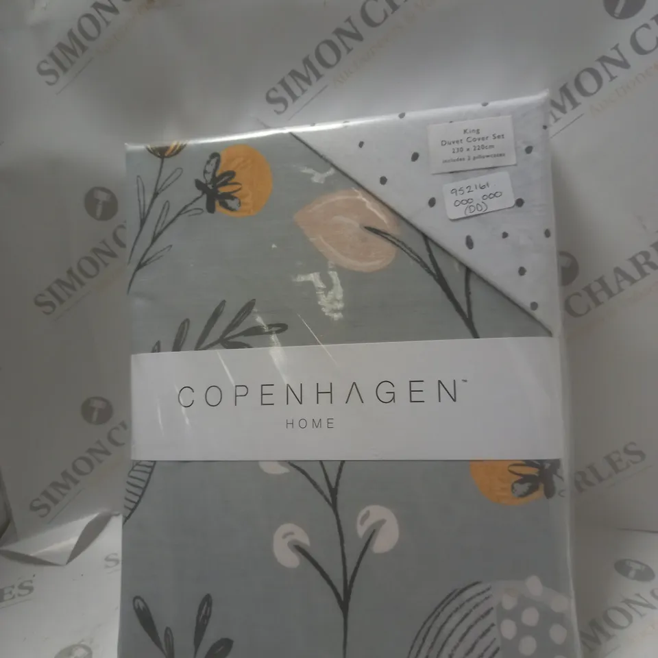 COPENHAGEN OILA SILVER DUVET SET - KING  