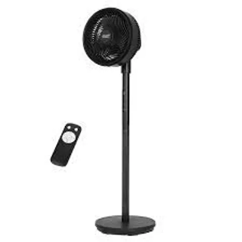 BOXED RUSSELL HOBBS BLACK 8" PEDESTAL FAN