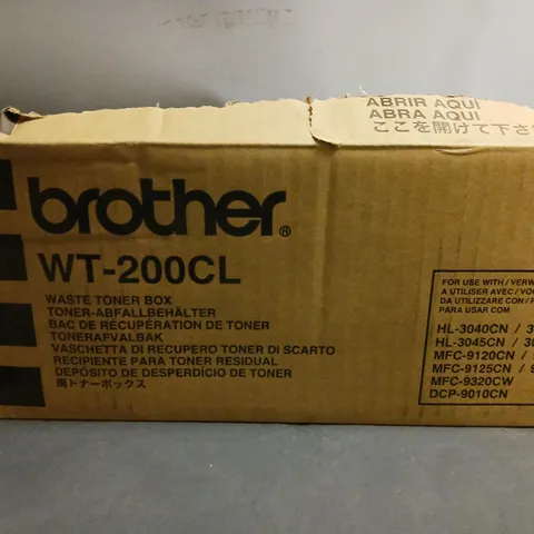 BOXED BROTHER WT-200CL WASTE TONER BOX