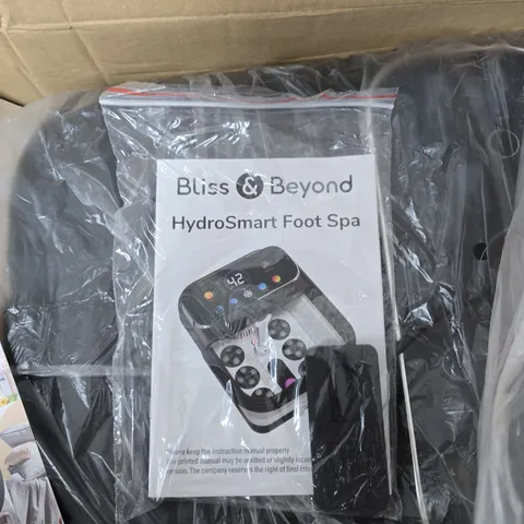 BLISS & BEYOND HYDROSMART FOOT SPA – FOOT BATH MASSAGER