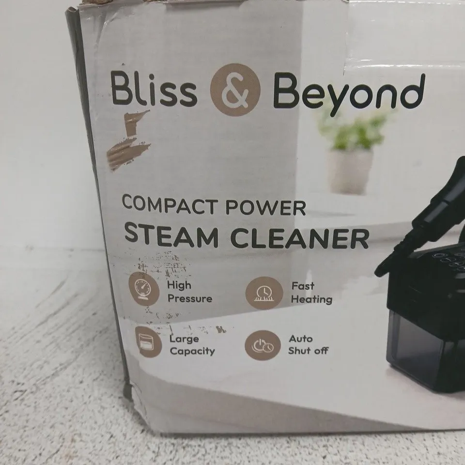 BLISS & BEYOND COMPACT POWER STEAM CLEANER – SC702 (BOXED)