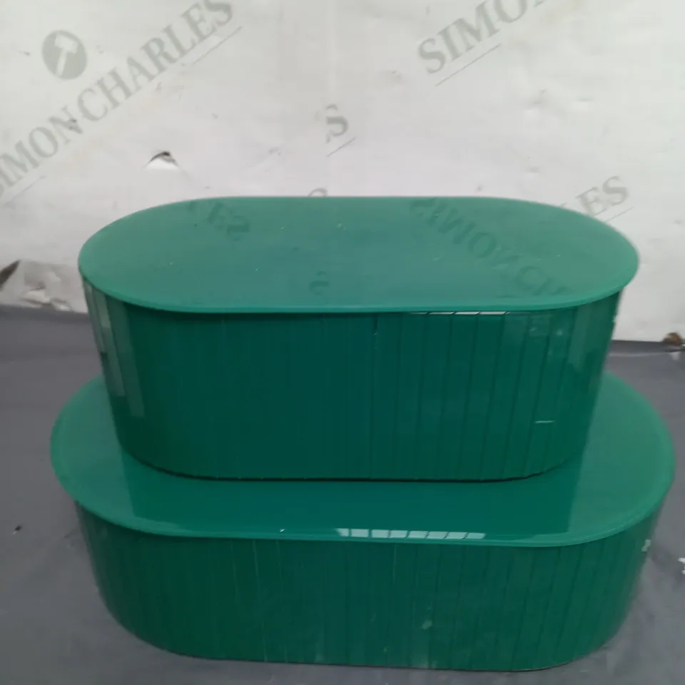 JM BY JULIEN MACONDALD SET OF 2 LOZENGE TRINKET BOXES