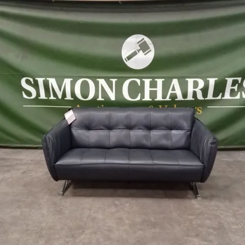 QUALITY DESIGNER ITALIAN MADE SEVILLE LEATHER SOFA 