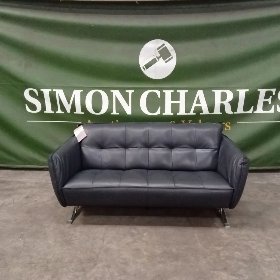 QUALITY DESIGNER ITALIAN MADE SEVILLE LEATHER SOFA