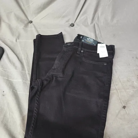HOLLISTER BLACK DENIM JEANS – SUPER SKINNY FIT – WITH TAGS ATTACHED SIZE 32 X 30