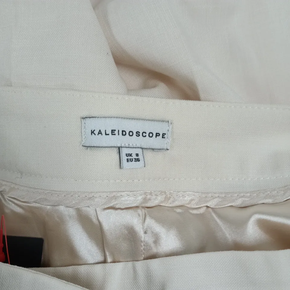 KALEIDOSCOPE WHITE WOMEN'S TROUSERS – UK 8 (EU 36)