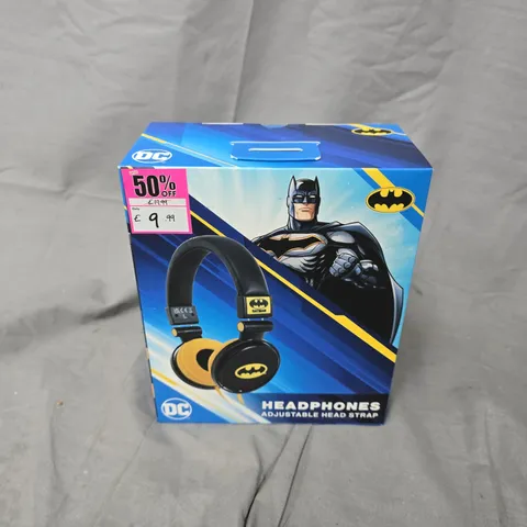 APPROXIMATELY 18 BOXED DC BATMAN KIDS HEADPHONES