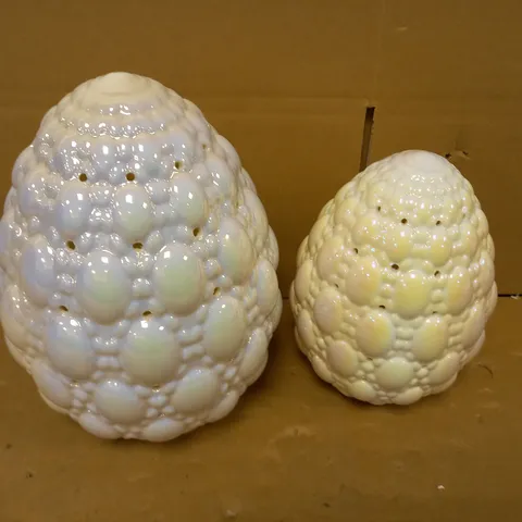 DESIGNER DECORATIVE OPAL EFFECT EGG SHAPED LIGHT