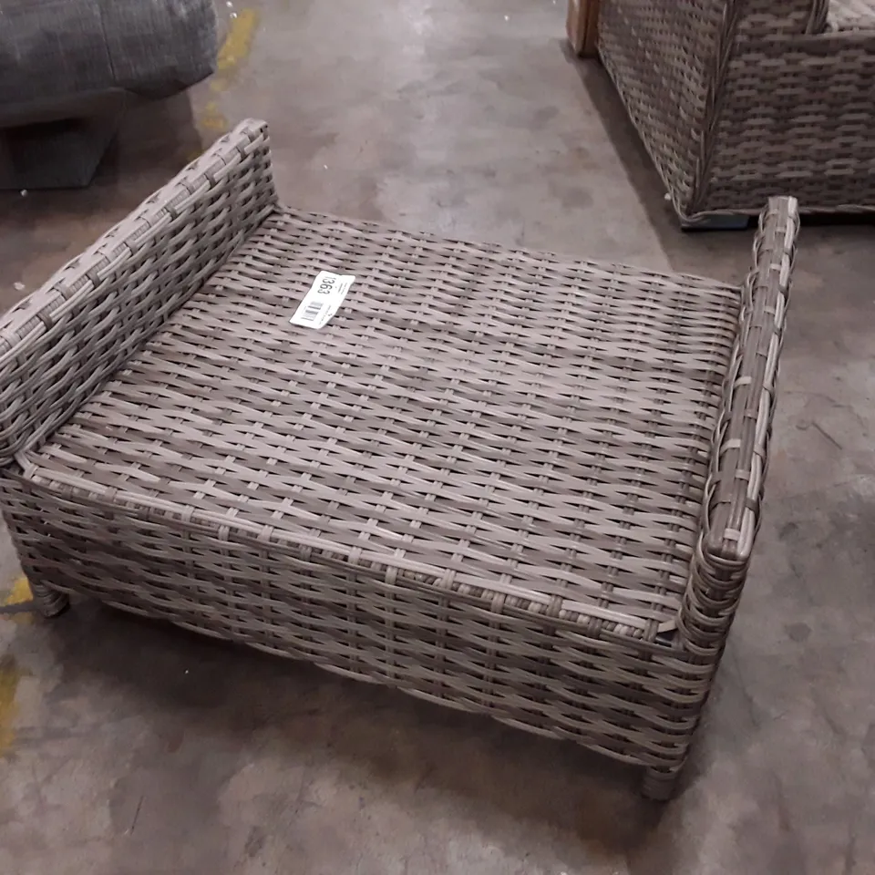 RATTAN FOOTSTOOL
