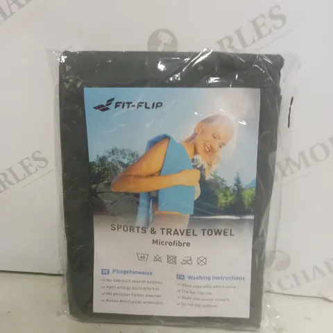 FIT-FLIP SPORTS & TRAVEL TOWEL MICROFIBRE