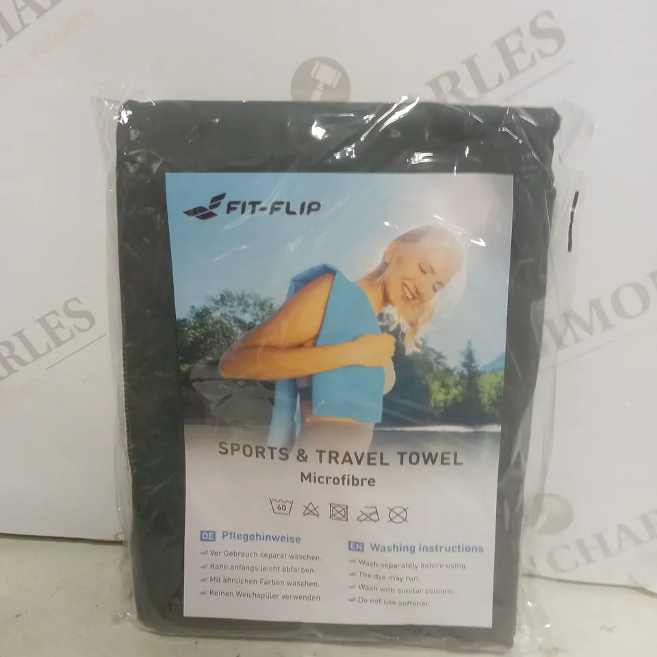FIT-FLIP SPORTS & TRAVEL TOWEL MICROFIBRE 