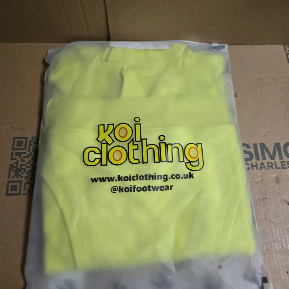 BOX OF APPROXIMATELY 10 KOI PICKLED SLIME OVERSIZED HOODIES - SIZE XS