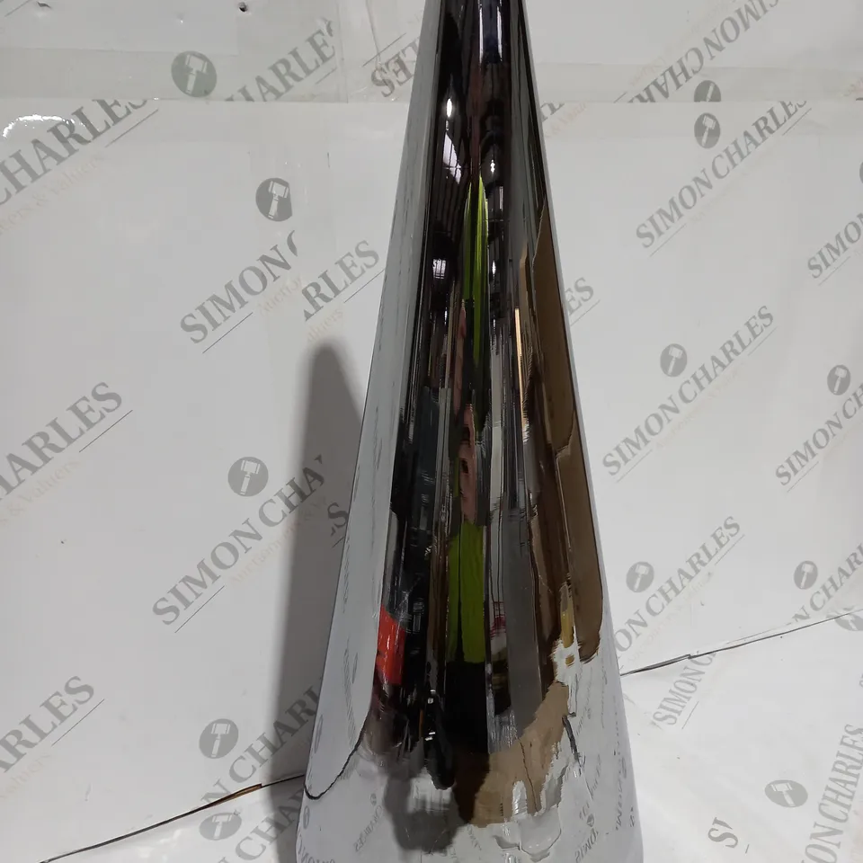 KELLY HOPPEN EXTRA LARGE INDOOR OUTDOOR PRELIT GLASS DECOR - CONE