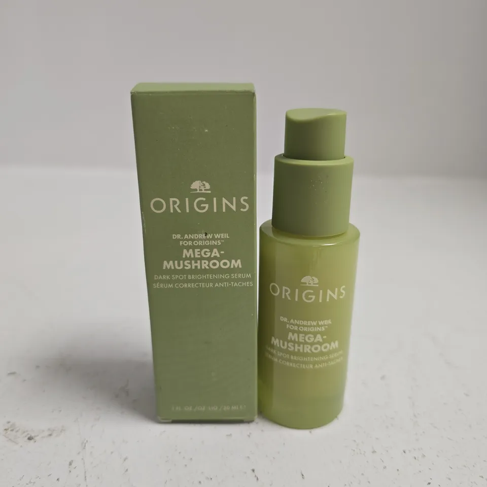 BOXED ORIGINS MEGA-MUSHROOM DARK SPOT BRIGHTENING SERUM – 15 ML