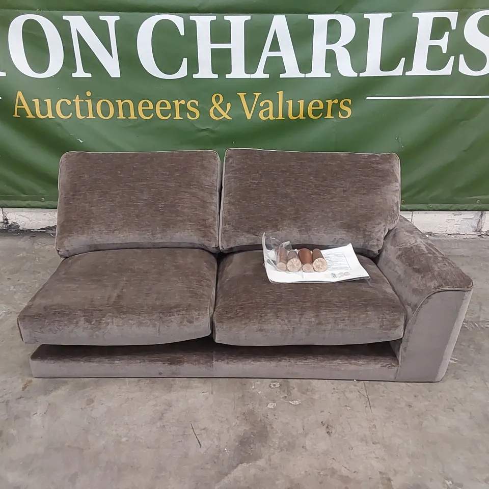 DESIGNER FABRIC UPHOLSTERED SOFA PIECE