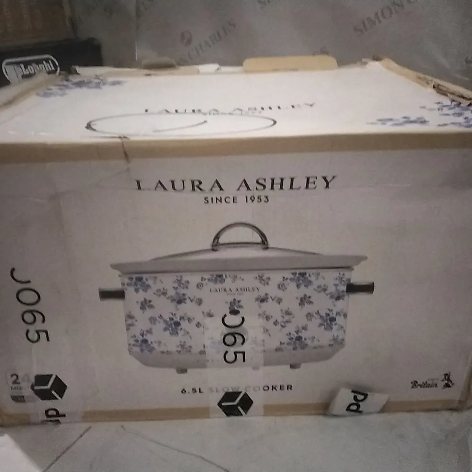 BOXED LAURA ASHLEY 6.5L SLOW COOKER 