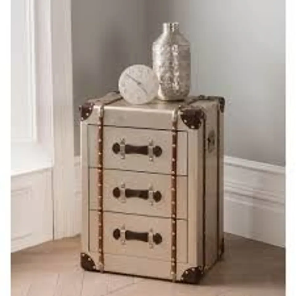 BRAND NEW HOMESDIRECT365 3 DRAWER STORAGE TRUNK