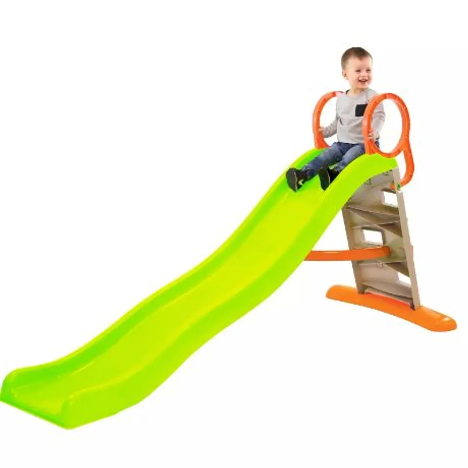 BOXED SUNSHINE FUN CLUB SLIDE WITH CLIMBING WALL