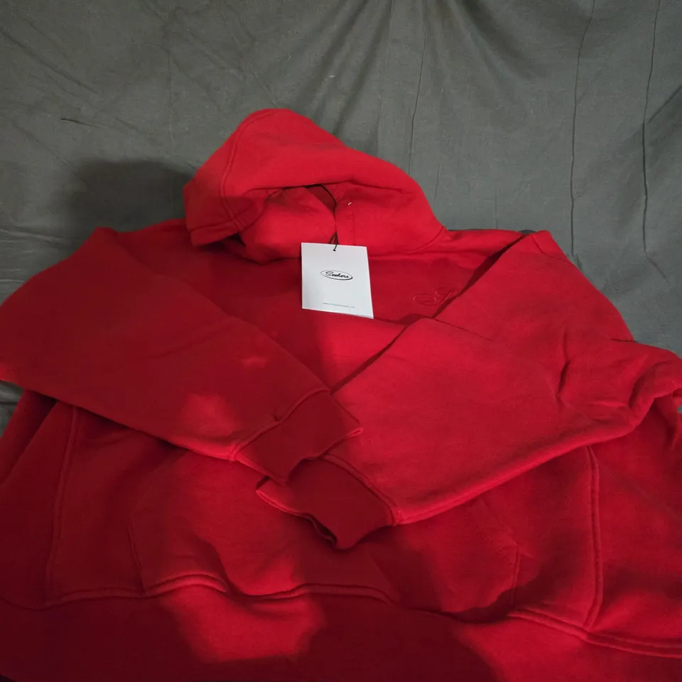 SEKERS RED LOGO HOODIE SIZE M