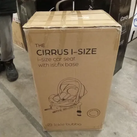 BOXED ICKLE BUBBA THE CIRUS I-SIZE CAR SEAT WITH ISOFIX BASE 
