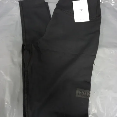 GYMSHARK BLOCK LEGGINGS IN BLACK - SMALL