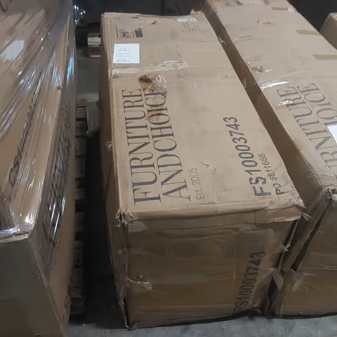 BOXED LOREN 2 SEATER SOFA, IVORY CLASSIC BOUCLE FABRIC (1 BOX)