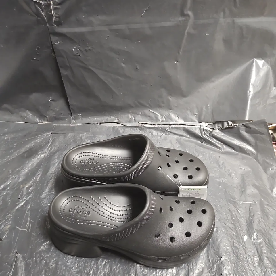 CROCS SIREN CLOG – MEN'S UK 8 (EU 42-43) – BLACK/GRAPHITE