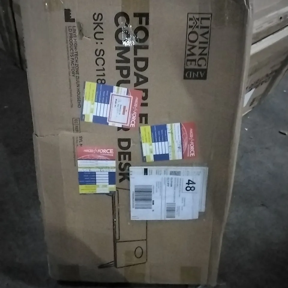 BOXED LIVING AND HOME FOLDABLE COMPUTER DESK