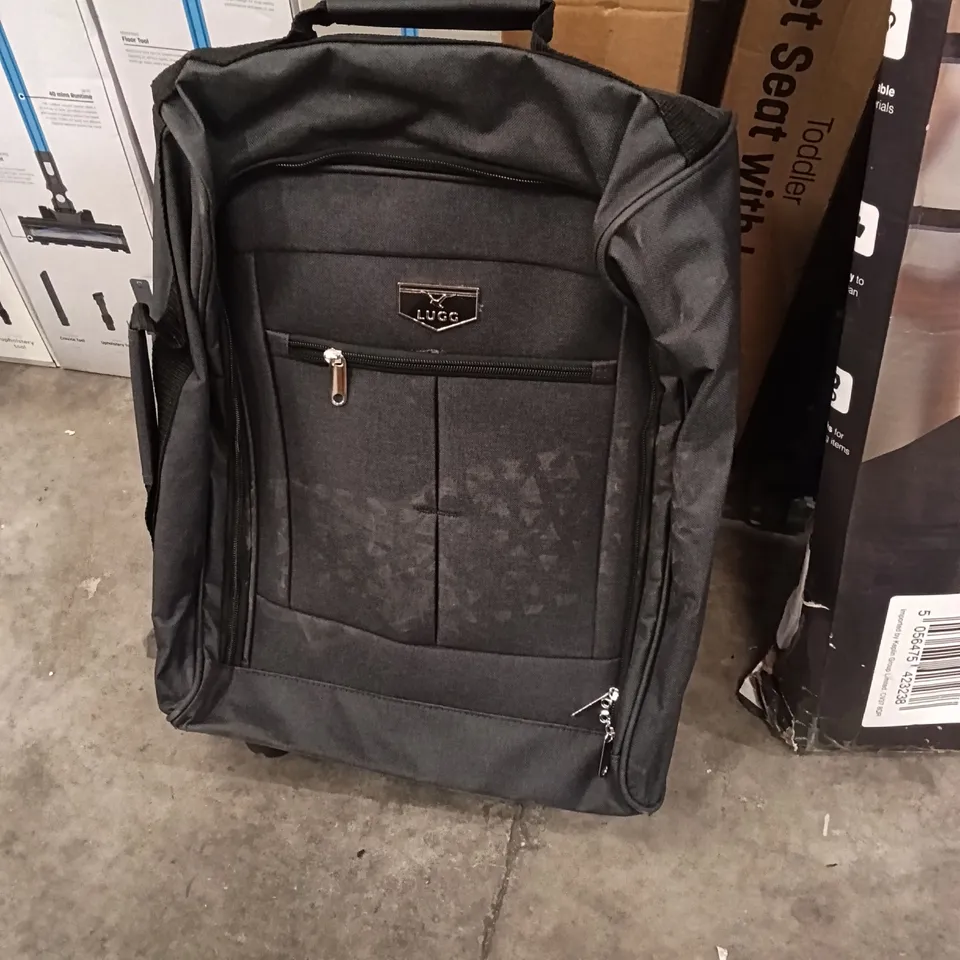 UNBOXED KEPLIN LUGG LIGHTWEIGHT TRAVEL SUITCASE BLACK COLOUR WITH WHEELS SMALL SIZE 