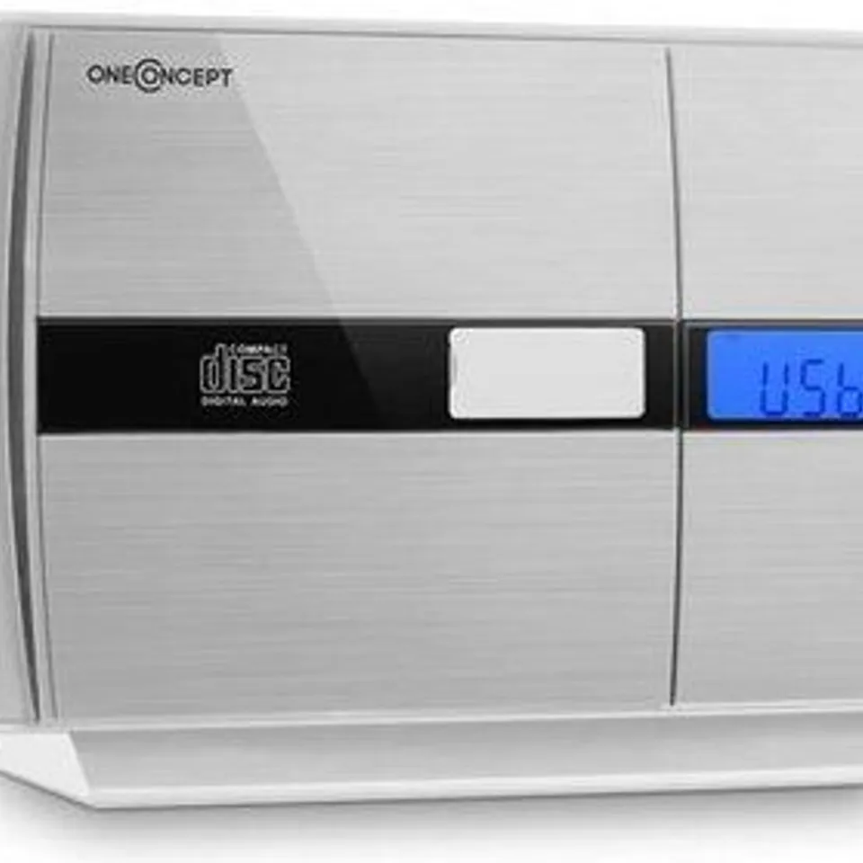 BOXED V-15-BT STEREO SYSTEM BT CD USB MP3 FM WALL MOUNT WHITE