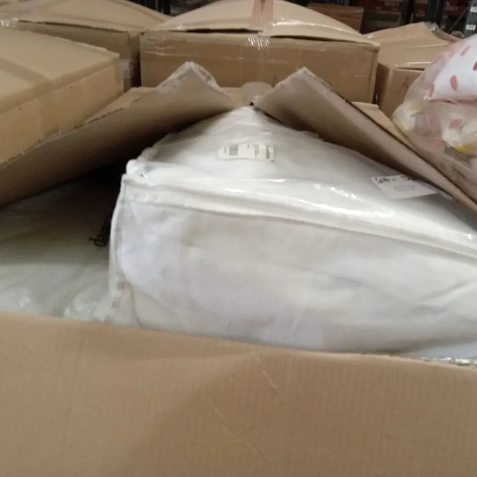 PALLET CONTAINING A LARGE QUANTITY OF BEDDING PRODUCTS