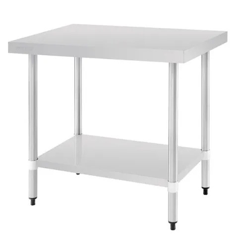 BOXED VOGUE STAINLESS STEEL PREP TABLE
