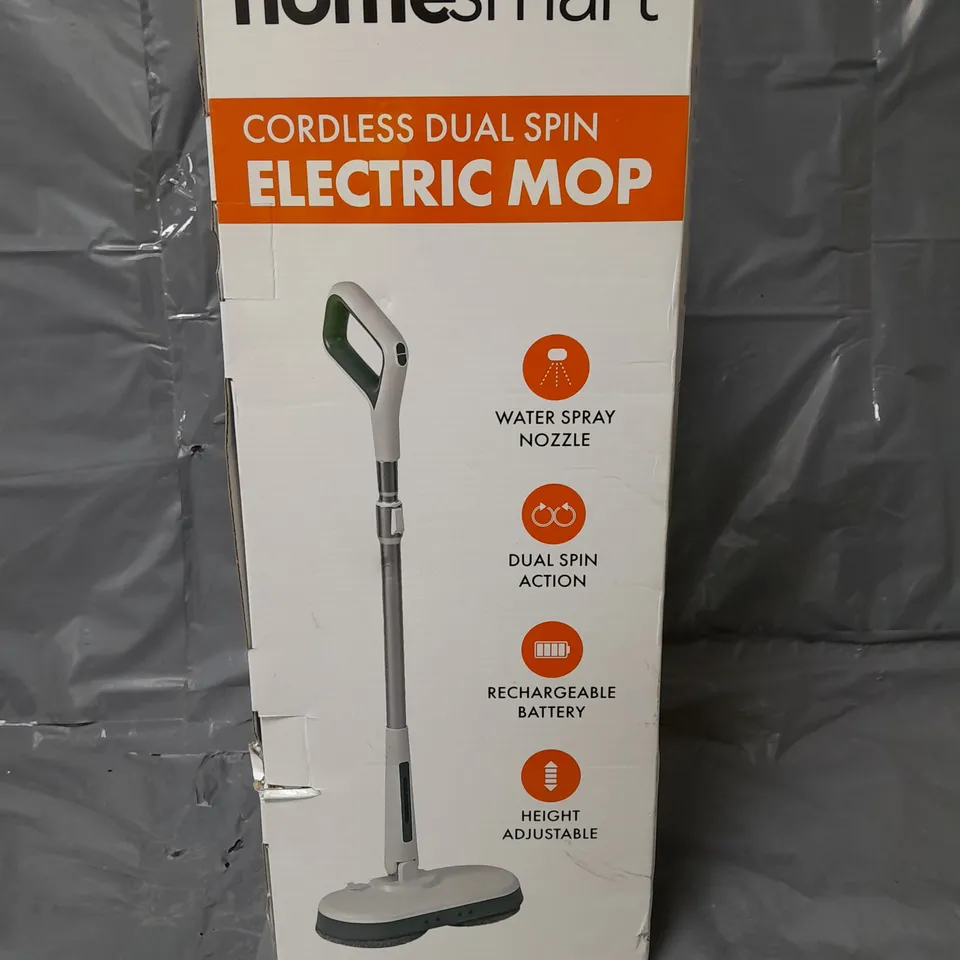 HOMESMART CORDLESS DUAL SPIN ELECTRIC MOP