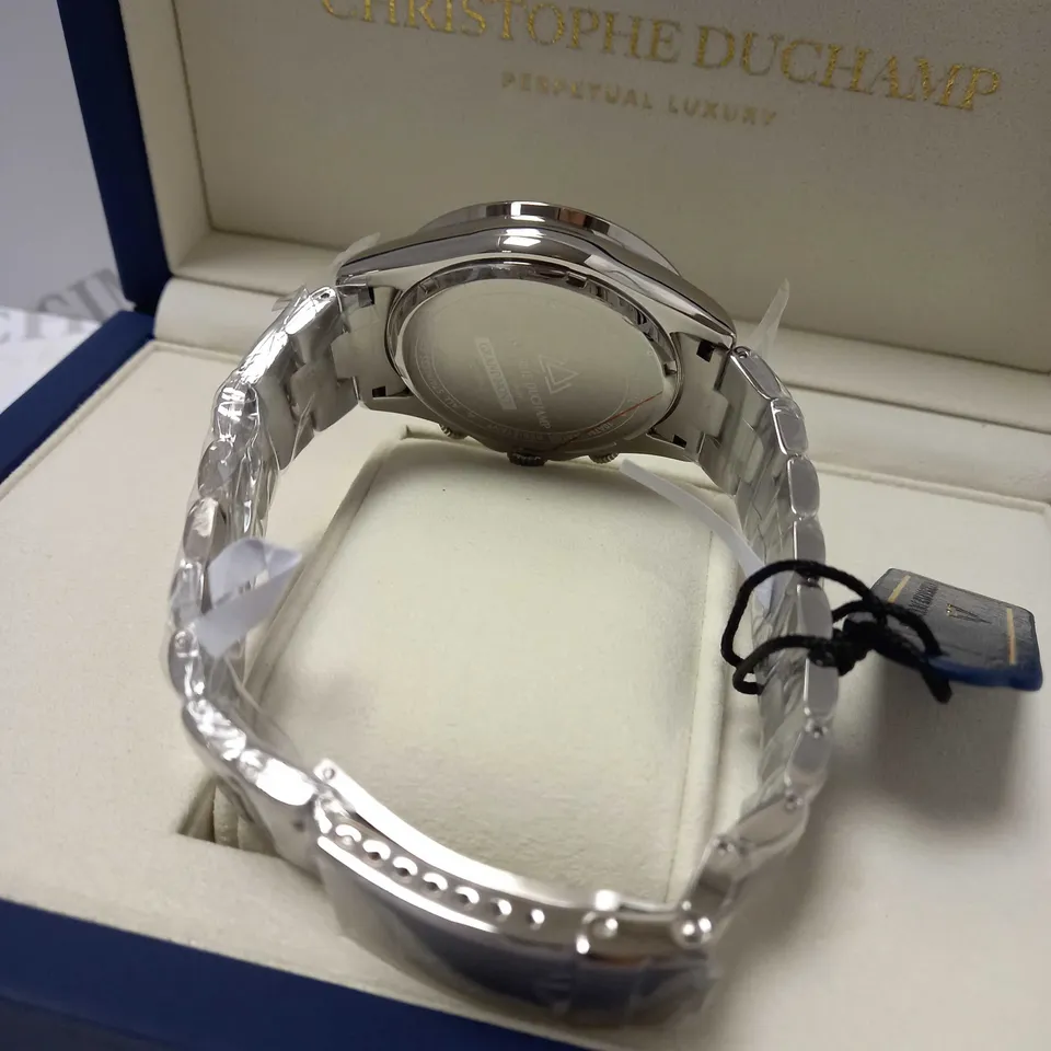 CHRISTOPHE DUCHAMP GENTS SWISS MOVEMENT WRISTWATCH RRP £1750