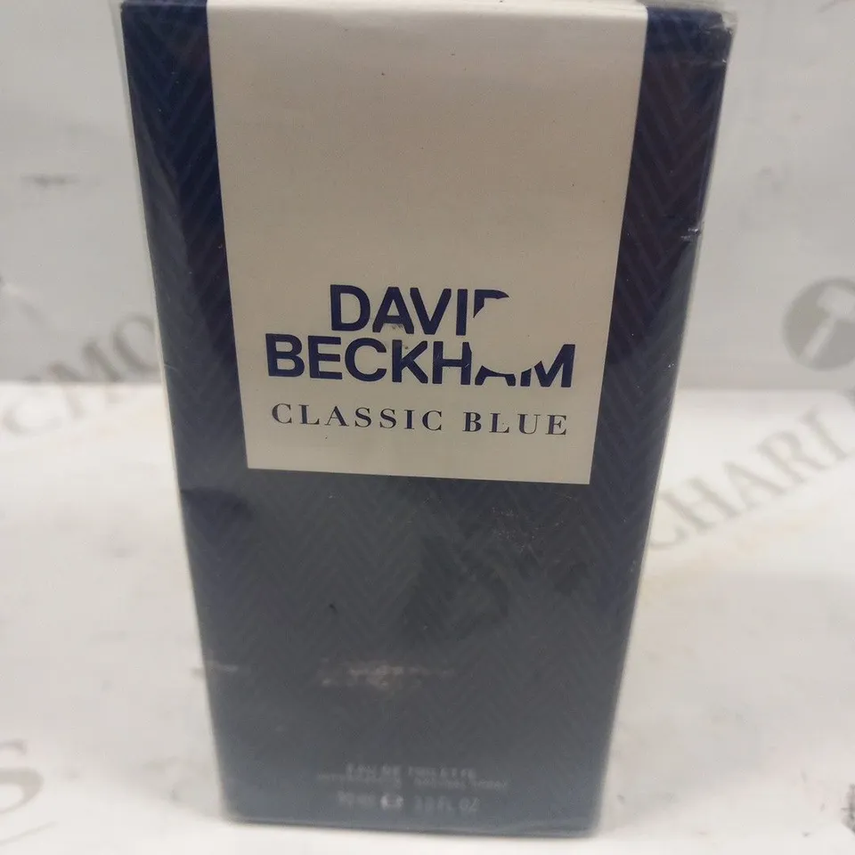 BOXED AND SEALED DAVID BECKHAM CLASSIC BLUE EAU DE TOILETTE 90ML