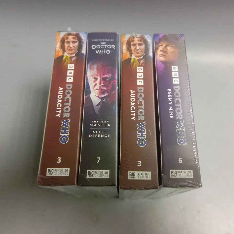 LOT OF 4 SEALED DOCTOR WHO AUDIO DRAMAS