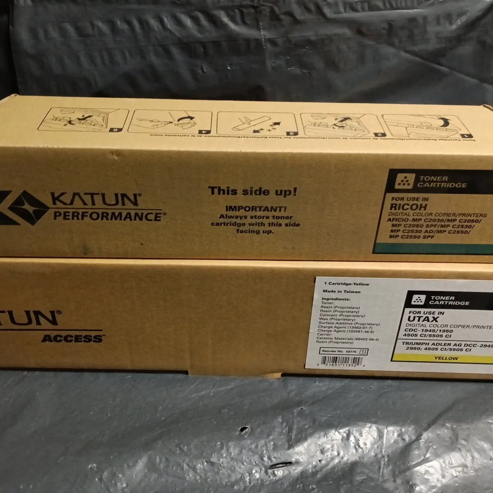 APPROXIMATELY 10 ASSORTED PRINTER TONER CARTRIDGES IN VARIOUS COLOURS 